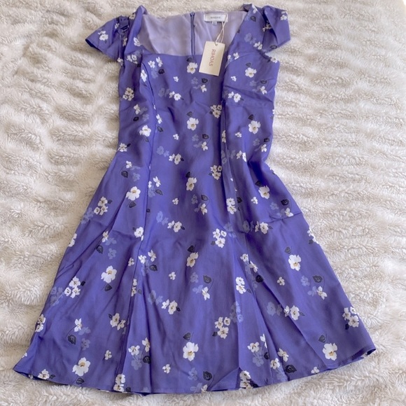 NWT Rihoas floral purple dress - Picture 2 of 4